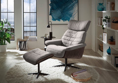 Relax Sessel ULLA Stoff grau inkl. Hocker Möbel Rufli AG relax-sessel-ulla-stoff-grau-inkl-hocker