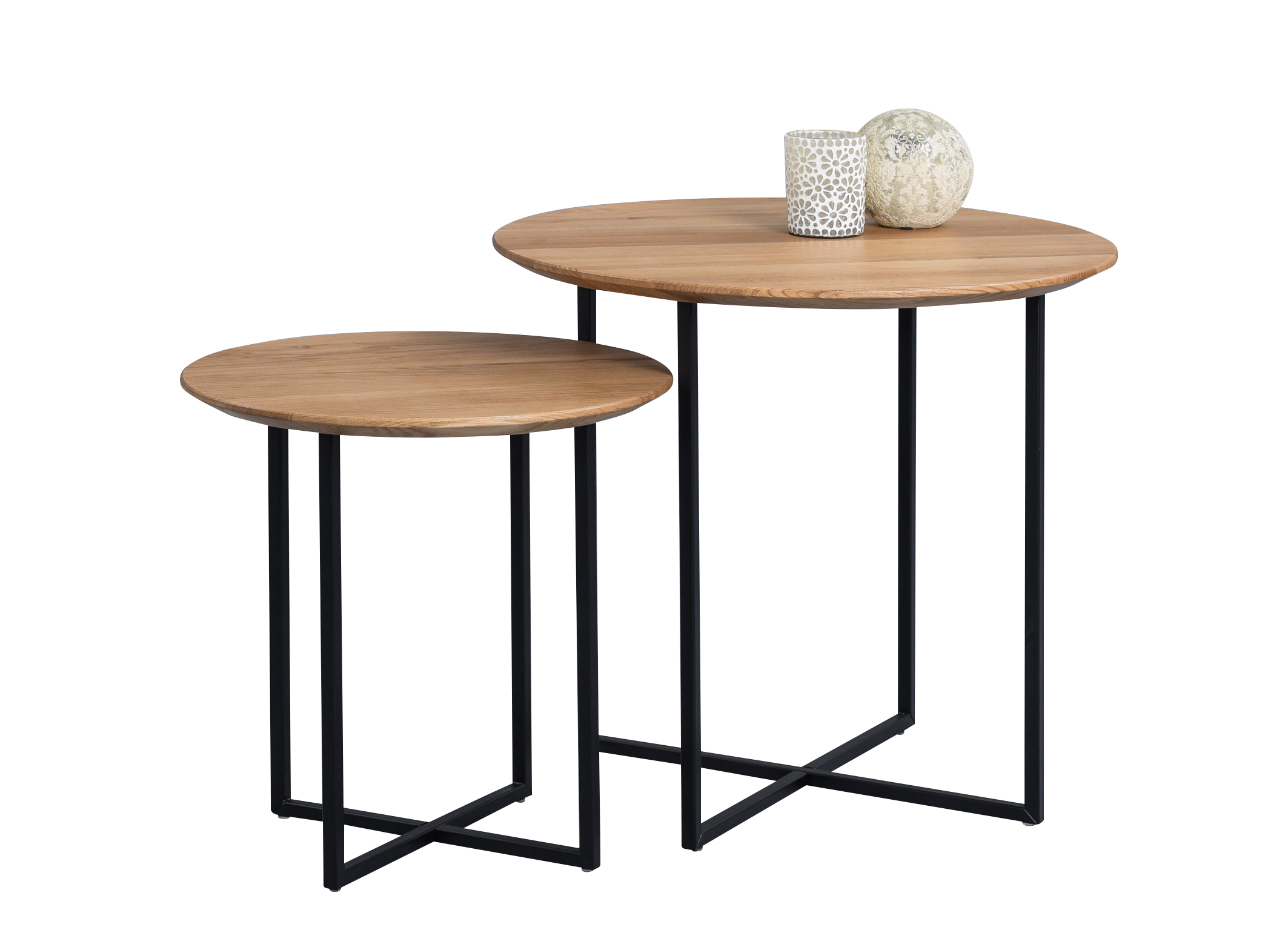 Beistelltisch KENO Wildeiche massiv