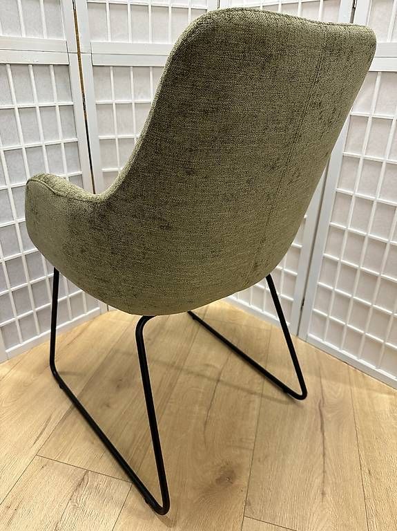 5 Sessel TUTTO Stoff olive grün