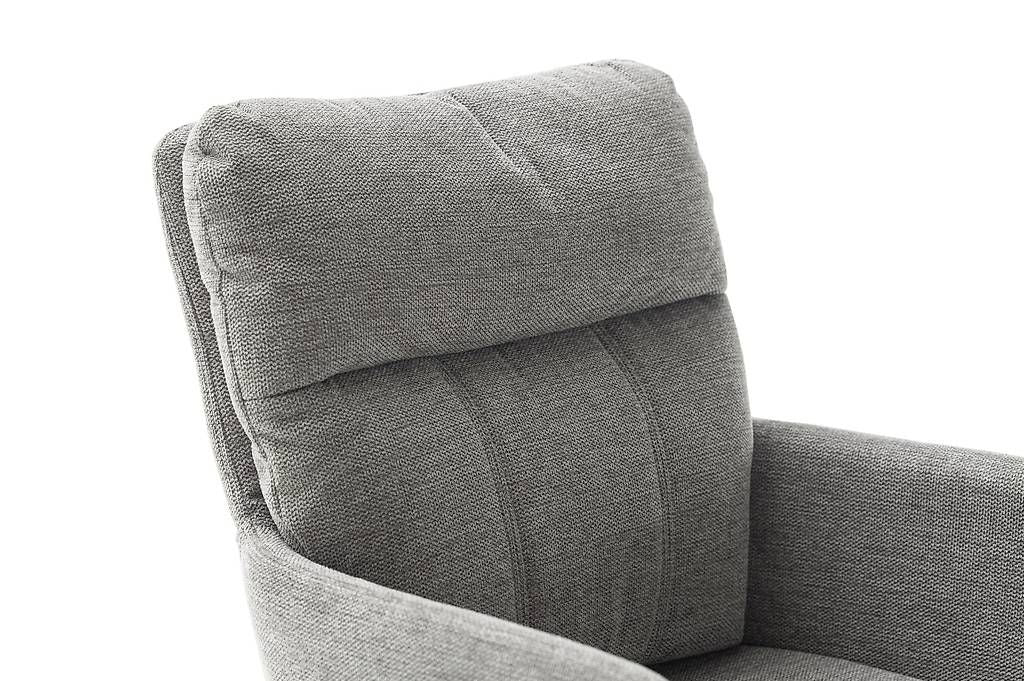 6 Drehsessel UTICA Stoff anthrazit Federkernsitz