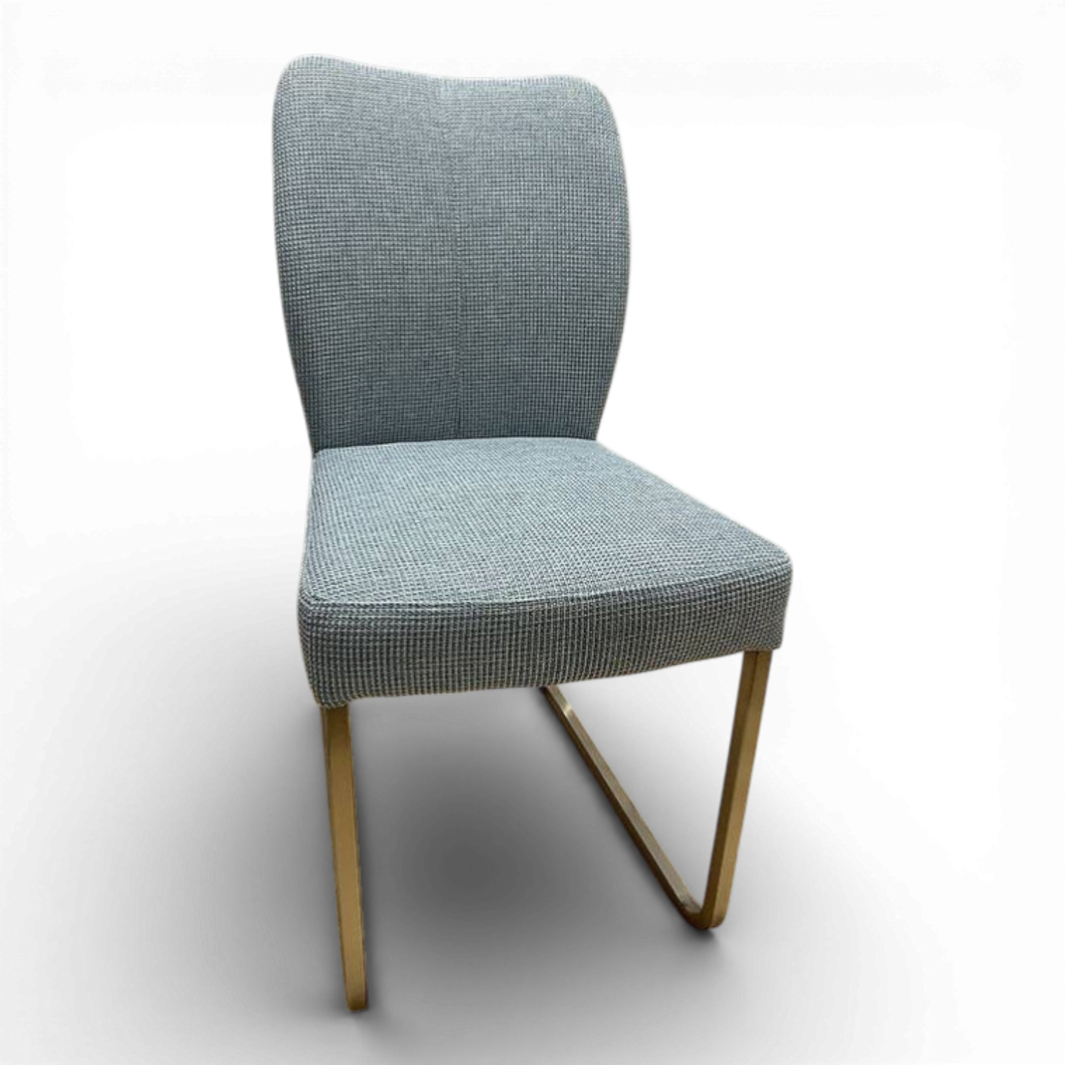 6 Freischwinger Stühle DIEGO Stoff Iceblue hellblau