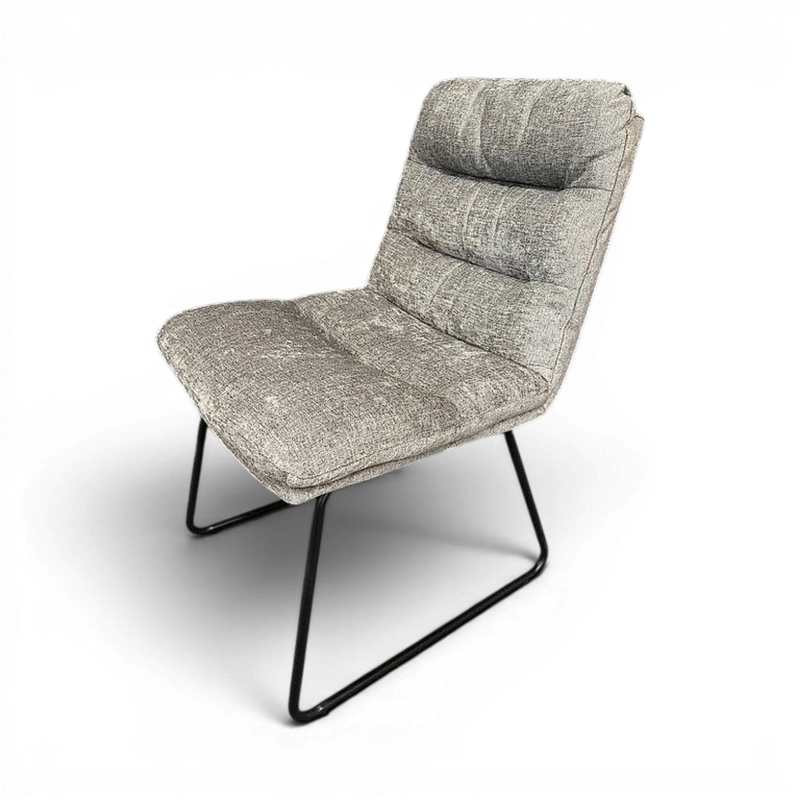 4 Stühle PINA Stoff grau Möbel Rufli AG 6-stuhle-pina-stoff-laura-108-grau-kufen-metall-schwarz-1