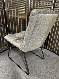 4 Stühle PINA Stoff grau Möbel Rufli AG 6-stuhle-pina-stoff-laura-108-grau-kufen-metall-schwarz-3