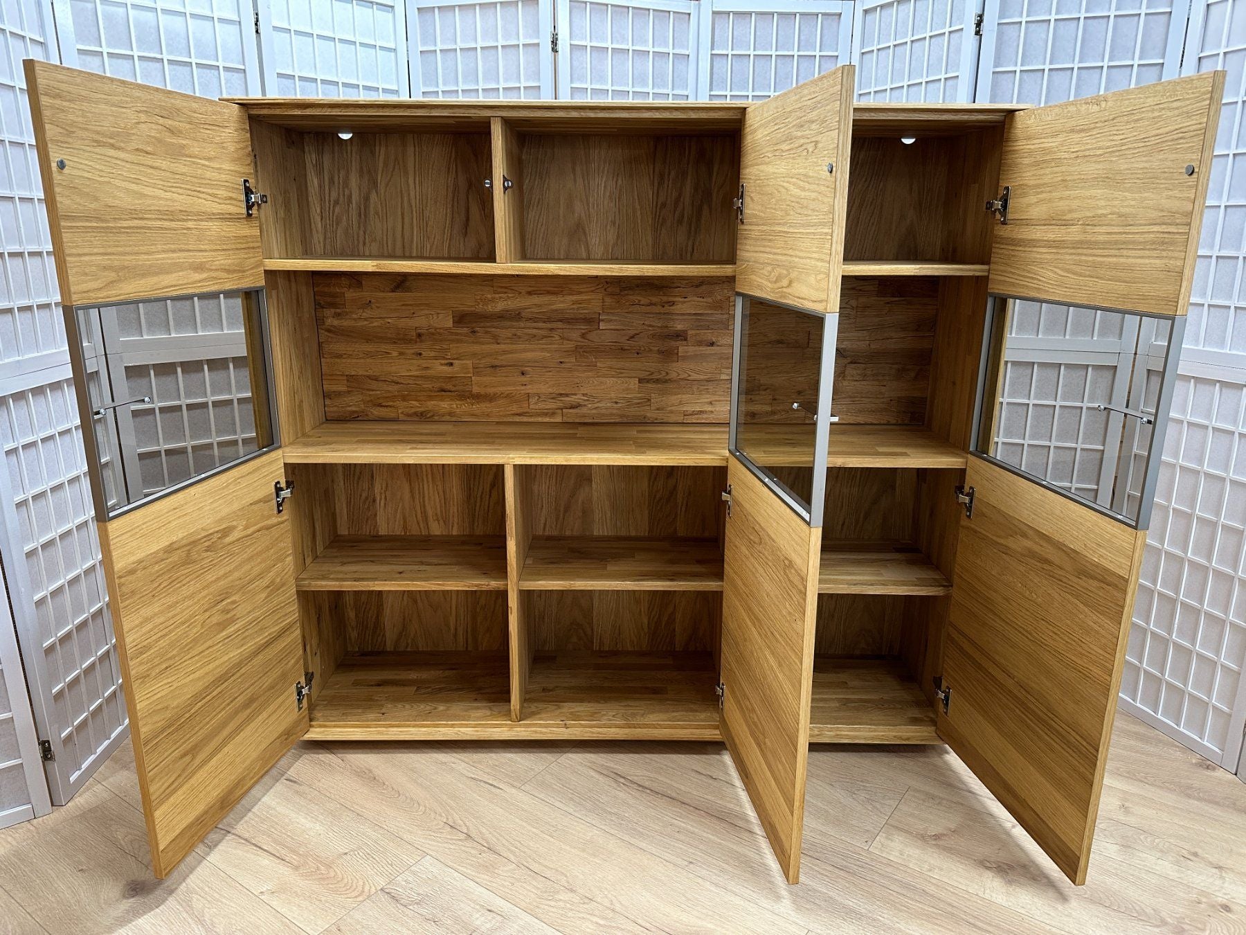 Highboard ORI Eiche teilmassiv 147 cm