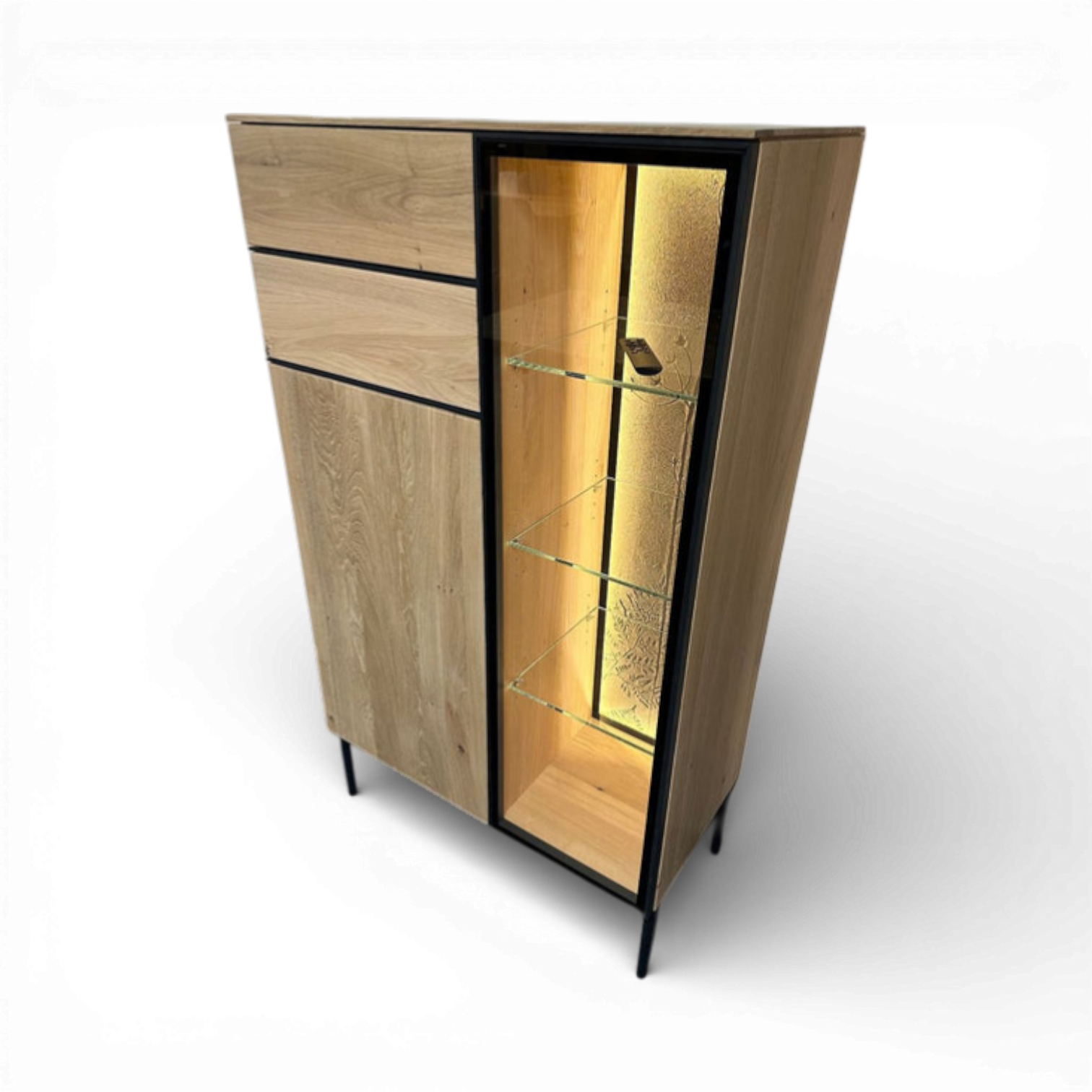 Highboard TERRAFINE Asteiche Bianco