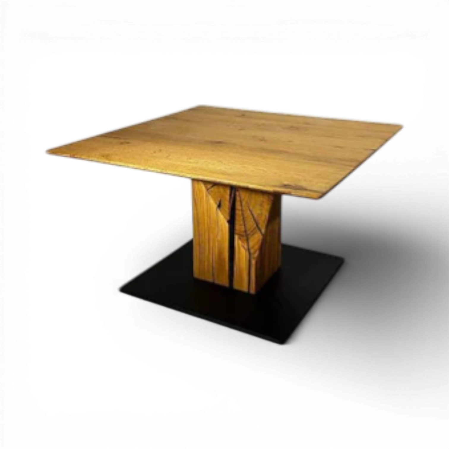 Salontisch CLARINDA Eiche massiv höhenverstellbar