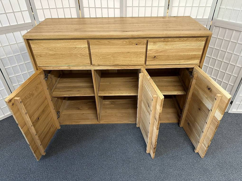 Kommode RÖDVIG Wildeiche massiv Möbel Rufli AG kommode-sideboard-roedvig-wildeiche-massiv-geolt-130-cm-5
