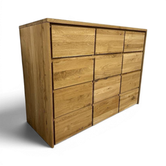 Kommode RÖDVIG Wildeiche massiv Möbel Rufli AG kommode-sideboard-roedvig-wildeiche-massiv-geolt-130-cm