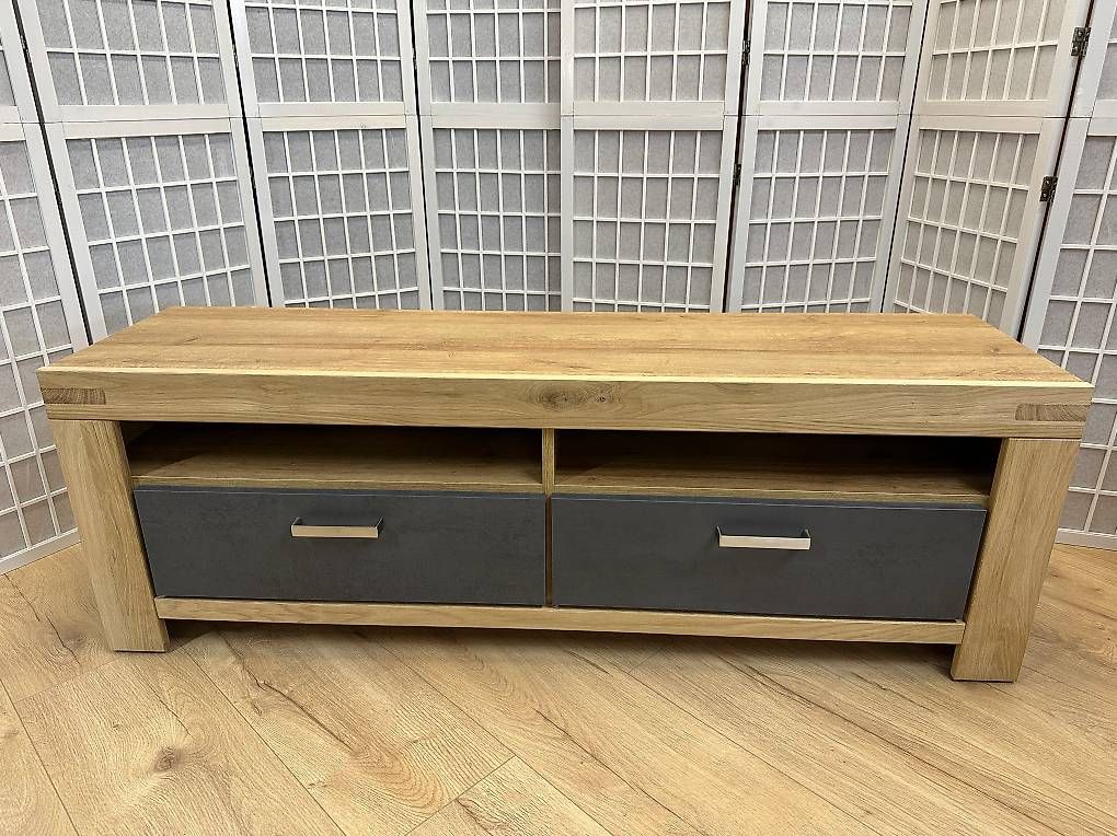 Lowboard ALINA Decor Eiche anthrazit