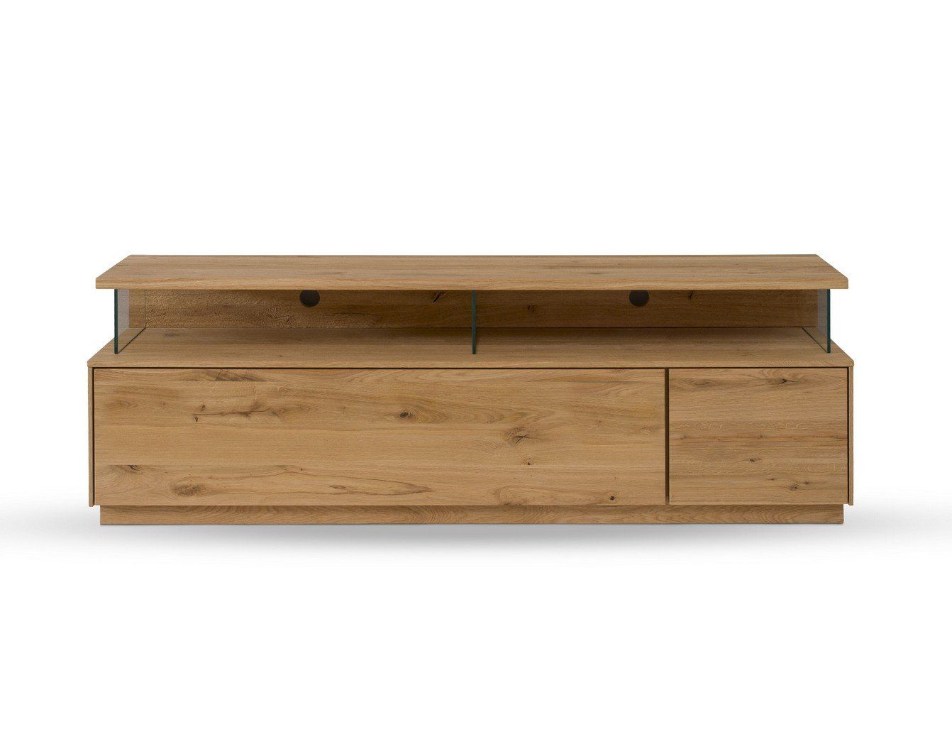 Lowboard ST. GALLEN Wildeiche massiv 170 cm