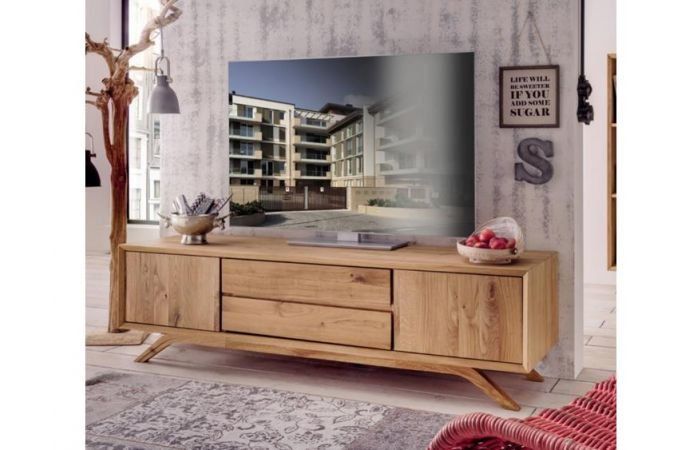 Lowboard VEGAS Wildeiche massiv 180 cm