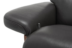 Sessel MANILA Leder Möbel Rufli AG relax-sessel-manila-leder-schwarz-inkl-hocker_6