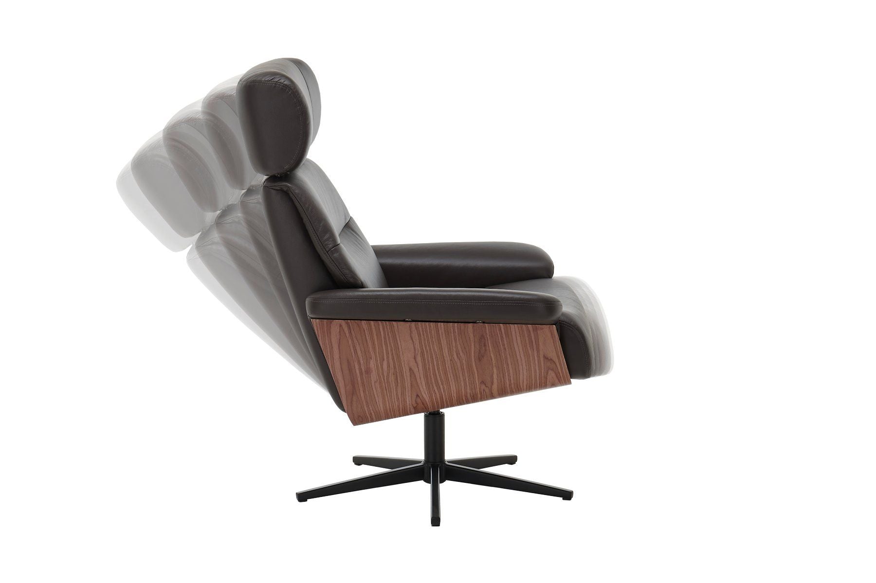 Sessel MANILA Leder Möbel Rufli AG relax-sessel-manila-leder-schwarz-inkl-hocker_7