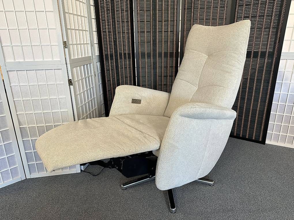 Relax Sessel ARUBA Stoff natural mit Aufstehhilfe