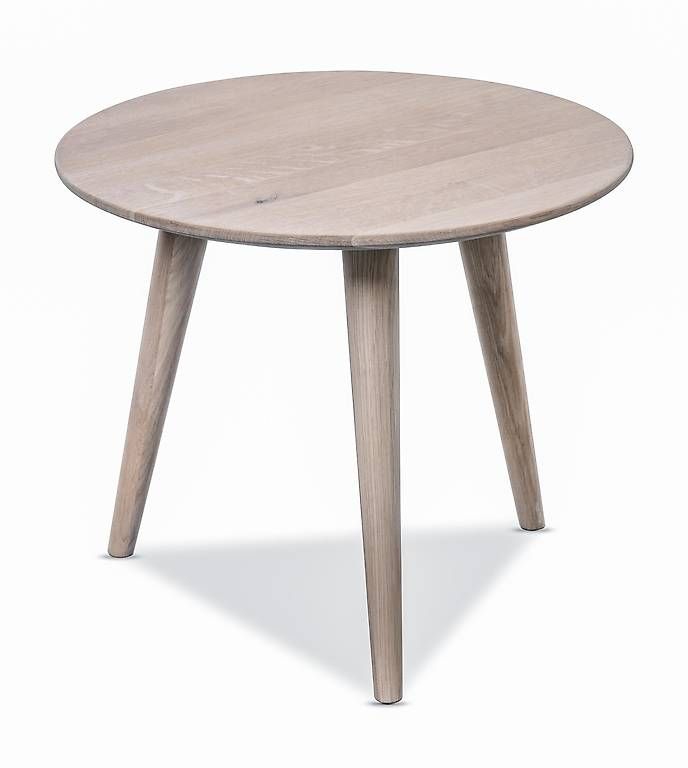 Salontisch NORWEGEN OSLO Wildeiche massiv Bianco geölt