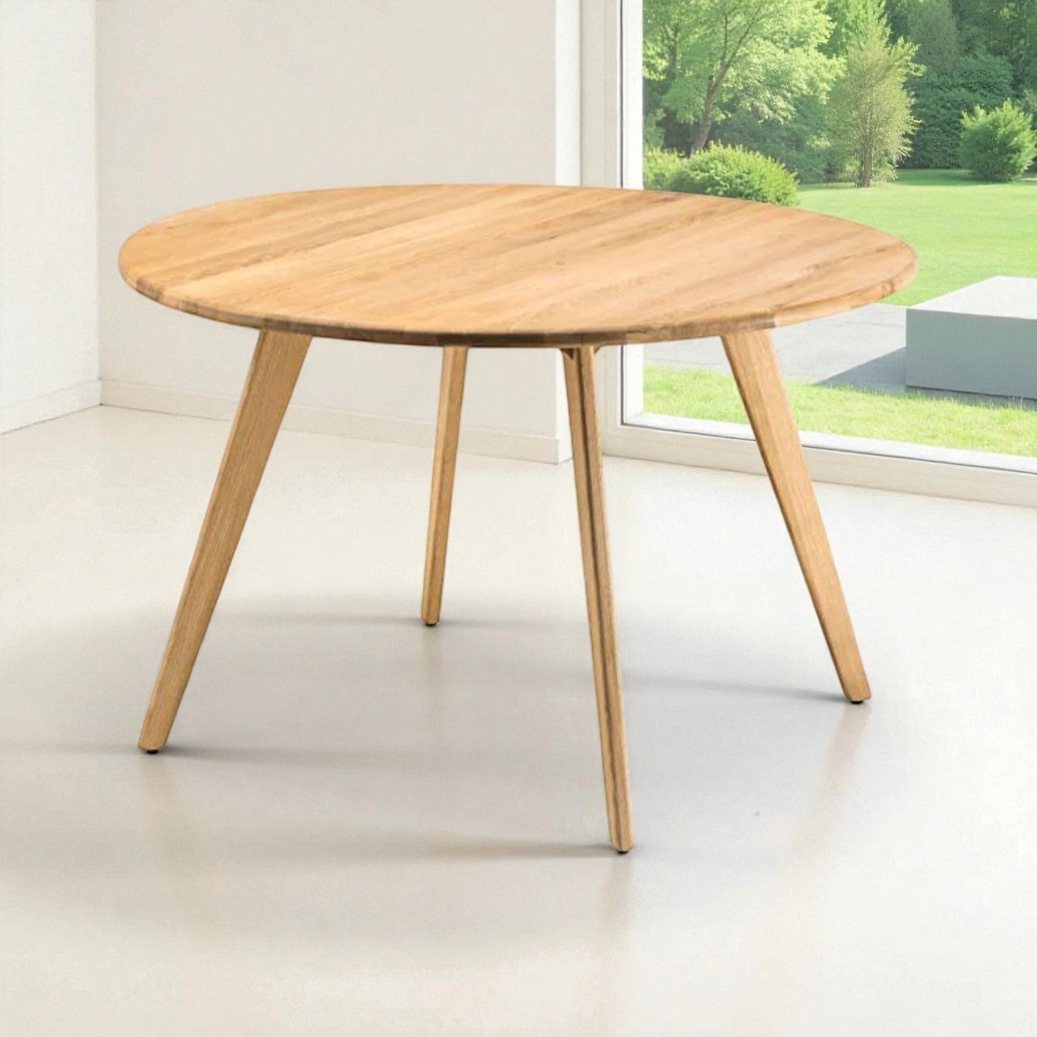 Tisch PELLARO Wildeiche massiv 120 cm