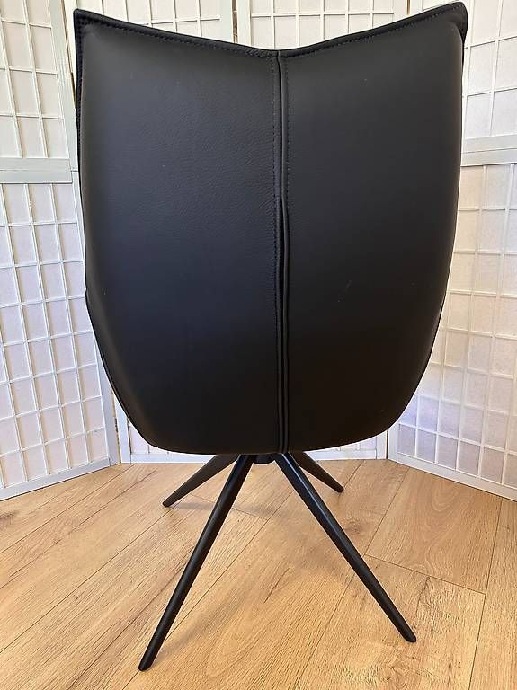 2er Set Sessel PACORA Leder schwarz Möbel Rufli AG sessel-armlehnen-pacora-leder-schwarz-drehbar-ruckstellung-federkern-luxuskomfortsitz-4
