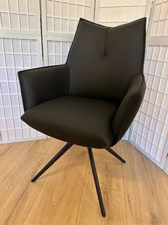 2er Set Sessel PACORA Leder schwarz Möbel Rufli AG sessel-armlehnen-pacora-leder-schwarz-drehbar-ruckstellung-federkern-luxuskomfortsitz