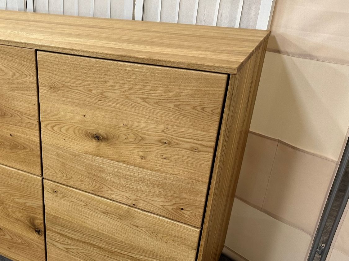 Sideboard ST. GALLEN Wildeiche massiv 170 cm