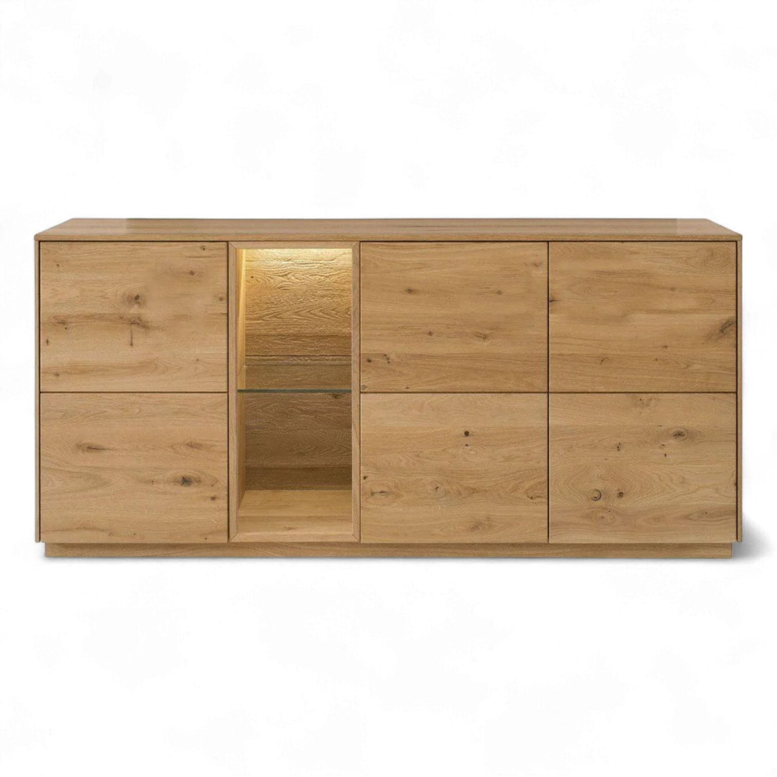 Sideboard ST. GALLEN Wildeiche massiv 170 cm