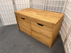 Sitzbank COLON Wildeiche massiv 82 cm 2 Schubladen Möbel Rufli AG sitzbank-garderobe-colon-wildeiche-massiv-2-schubladen-82-cm-3