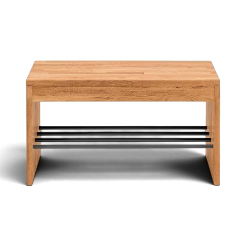 Sitzbank COLON Wildeiche massiv 82 cm Möbel Rufli AG sitzbank-garderobenbank-colon-wildeiche-massiv-ablage-82-cm-2
