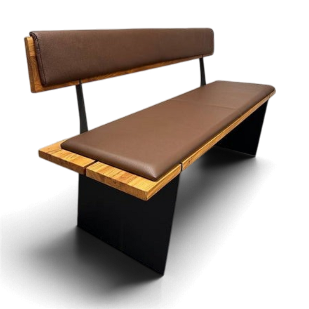 Sitzbank ZWEIGL ZB70P Asteiche Leder 160 cm Möbel Rufli AG sitzbank-wimmer-zweigl-zb70p-asteiche-wildeiche-sitzpolster-rueckenpolster-leder-braun-moor-160-cm