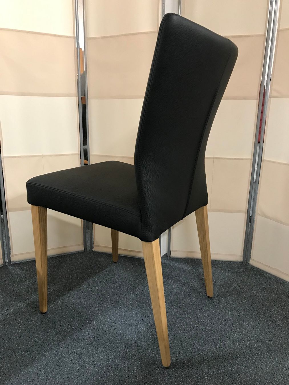 2er Set Stühle ITALIC Leder Wildeiche massiv