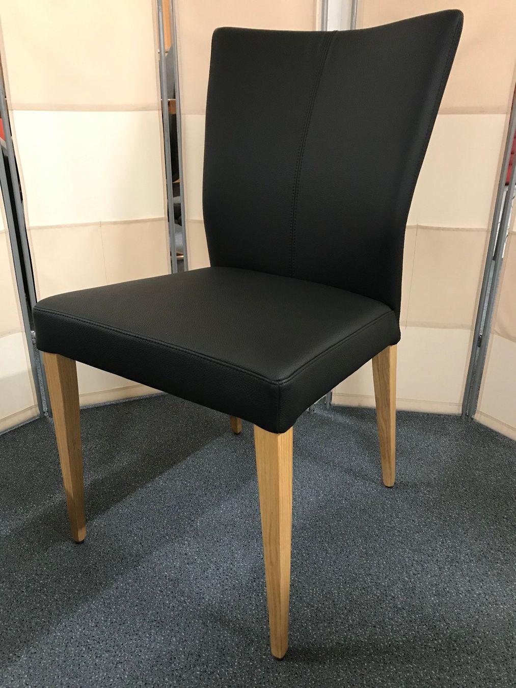 2er Set Stühle ITALIC Leder Wildeiche massiv