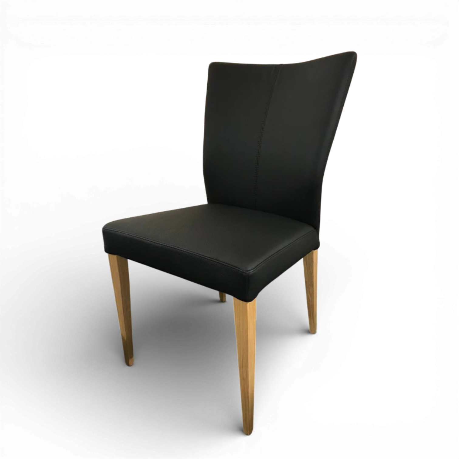 2er Set Stühle ITALIC Leder Wildeiche massiv