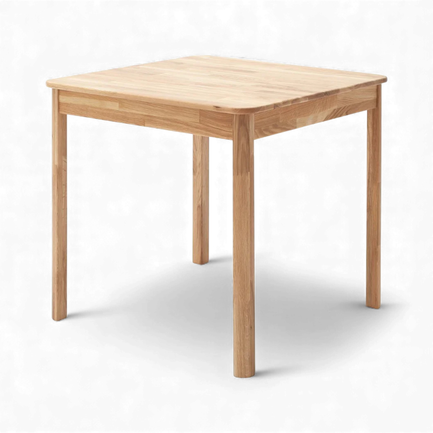 Tisch OSKAR Wildeiche massiv 80 x 80 cm