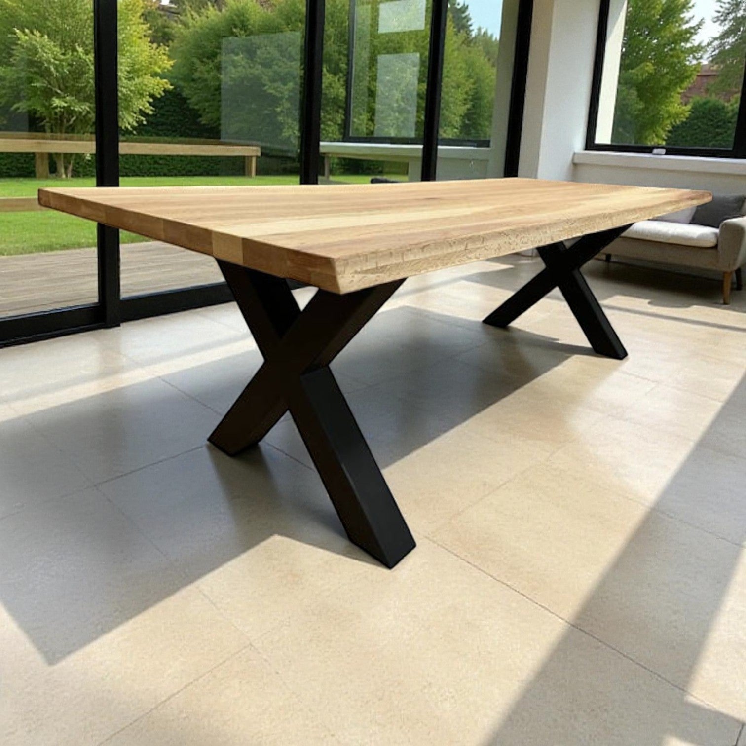 Tisch PALMIRA Eiche massiv 240 x 100 cm