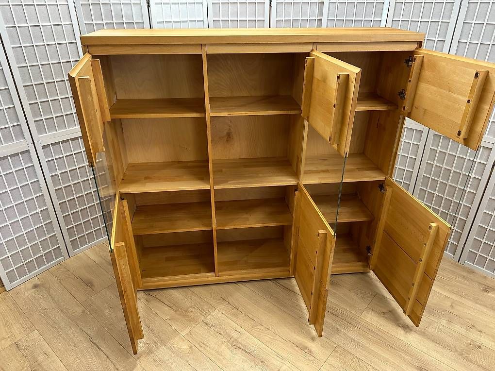 Highboard FLAIR Kernbuche massiv