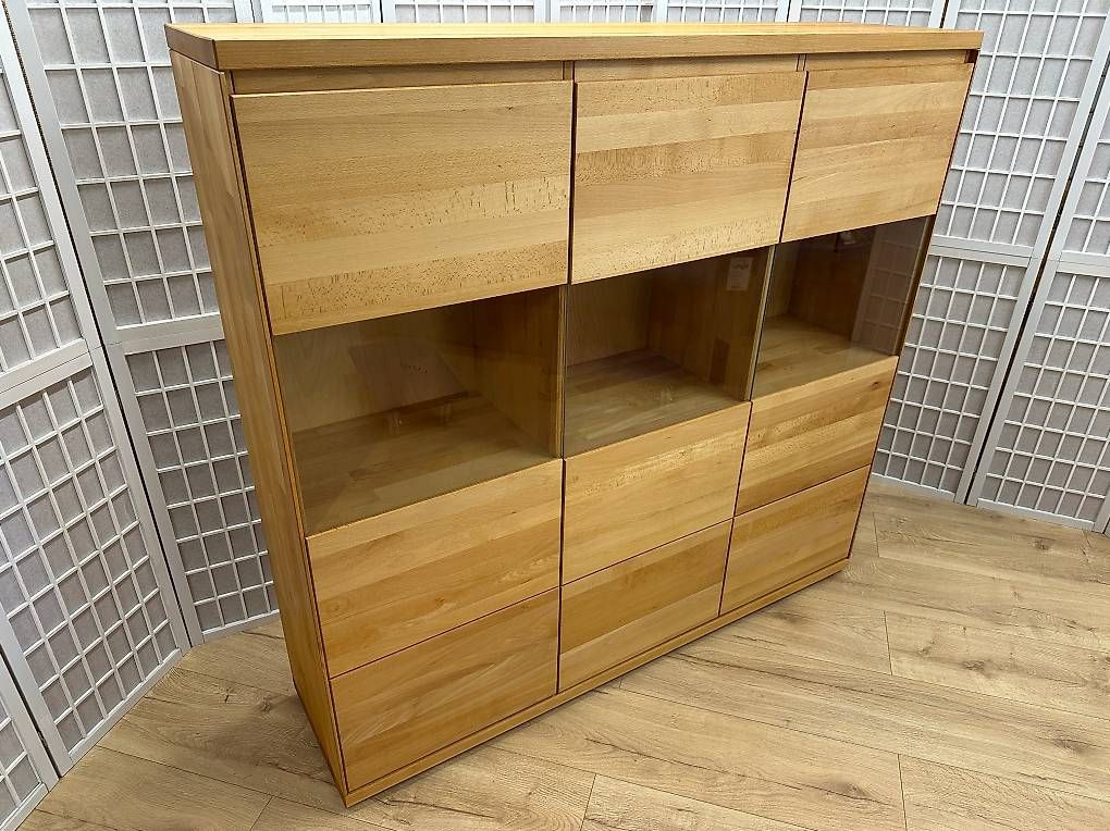 Highboard FLAIR Kernbuche massiv