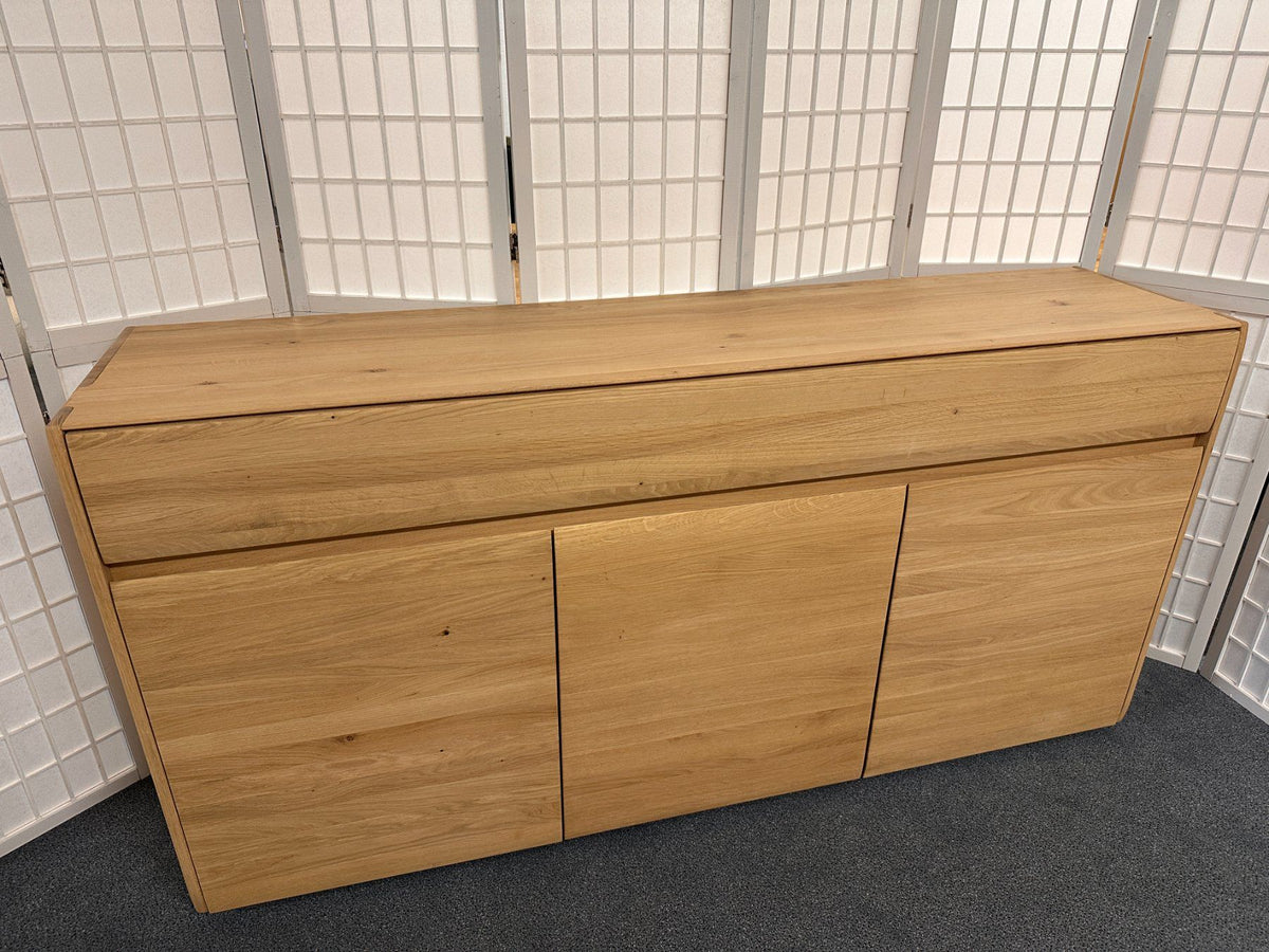 Sideboard NYON Asteiche massiv bianco geölt Möbel Rufli AG wimmer-sideboard-nyon-rustikale-asteiche-wildeiche-eiche-bianco-178-cm-Schubladen-2