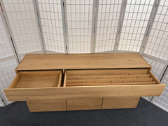 Sideboard NYON Asteiche massiv bianco geölt Möbel Rufli AG wimmer-sideboard-nyon-rustikale-asteiche-wildeiche-eiche-bianco-178-cm-Schubladen-5